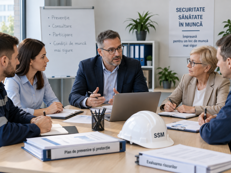 Comitetul de securitate și sănătate în muncă – CSSM Ședință a comitetului de securitate și sănătate în muncă (CSSM)